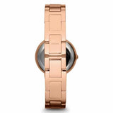 Fossil Women's Virginia Stainless Steel Crystal-Accented Dress Quartz Watch ES3284
