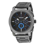 Fossil Machine Chronograph Smoke Stainless Steel Watch -FS4931