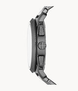 Fossil Machine Chronograph Smoke Stainless Steel Watch -FS4931