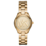 Michael Kors MK3477 Ladies Mini Slim Runway Yellow Gold Watch