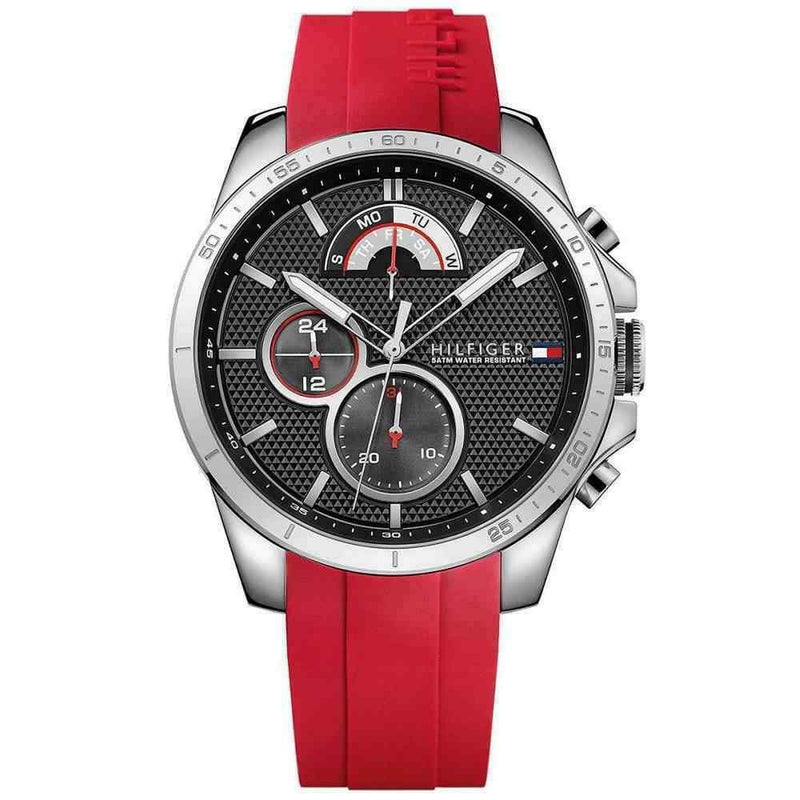 Tommy Hilfiger 1791351 MAN's Red Chronograph Watch
