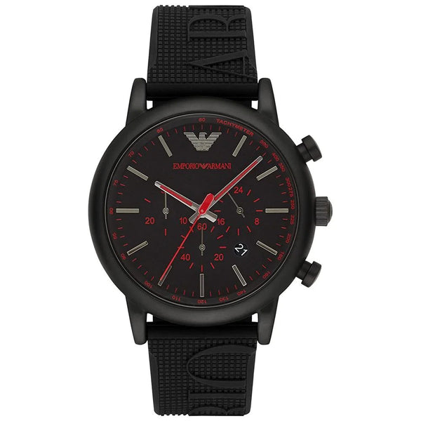 Emporio Armani AR11024 MAN's Luigi Black Chronograph Watch
