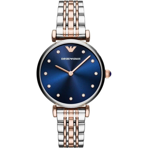 Armani watches clearance ladies rose gold