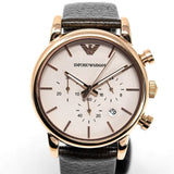 Emporio Armani AR1809 MAN's Luigi Chronograph Rose Gold PVD Watch
