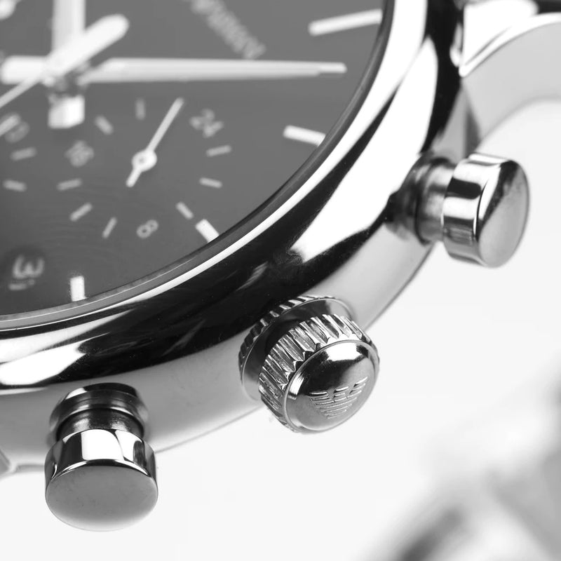 Emporio Armani AR1811Men's Black Chronograph Watch