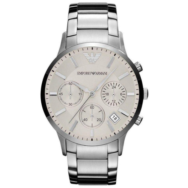 Emporio Armani AR2458 MAN's Silver Chronograph Watch
