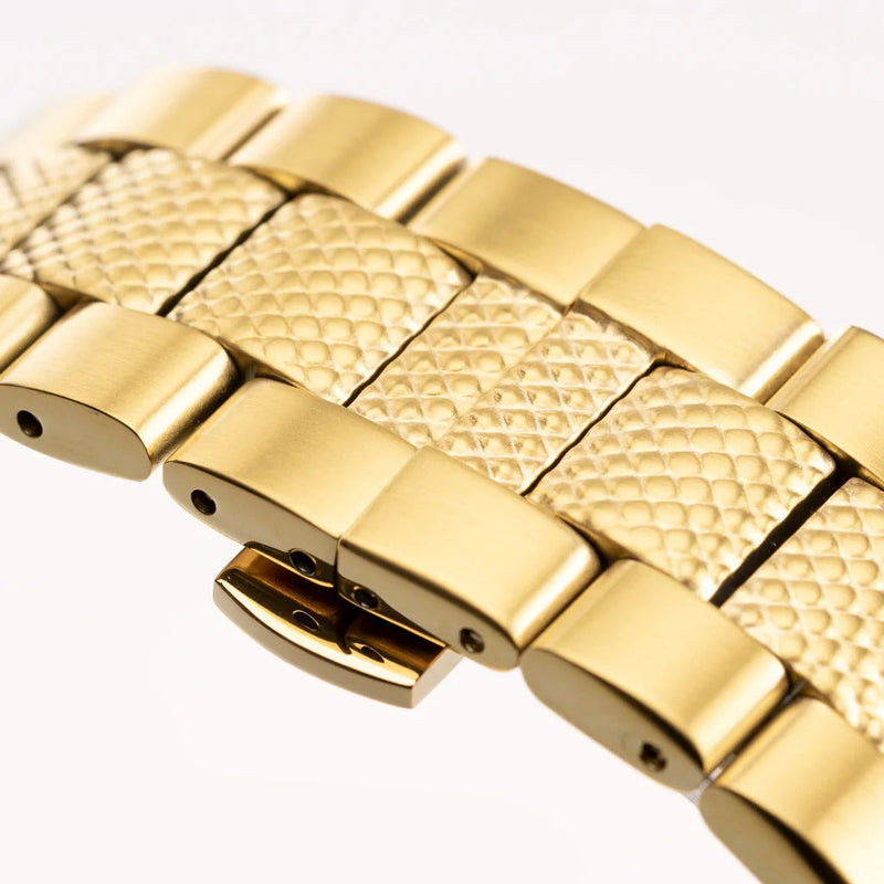 Emporio Armani AR5857 MAN's PVD Gold Chronograph Watch
