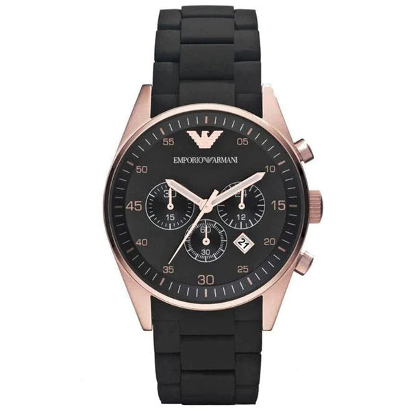 Emporio Armani AR5905 MAN's Rose Gold Chronograph Watch
