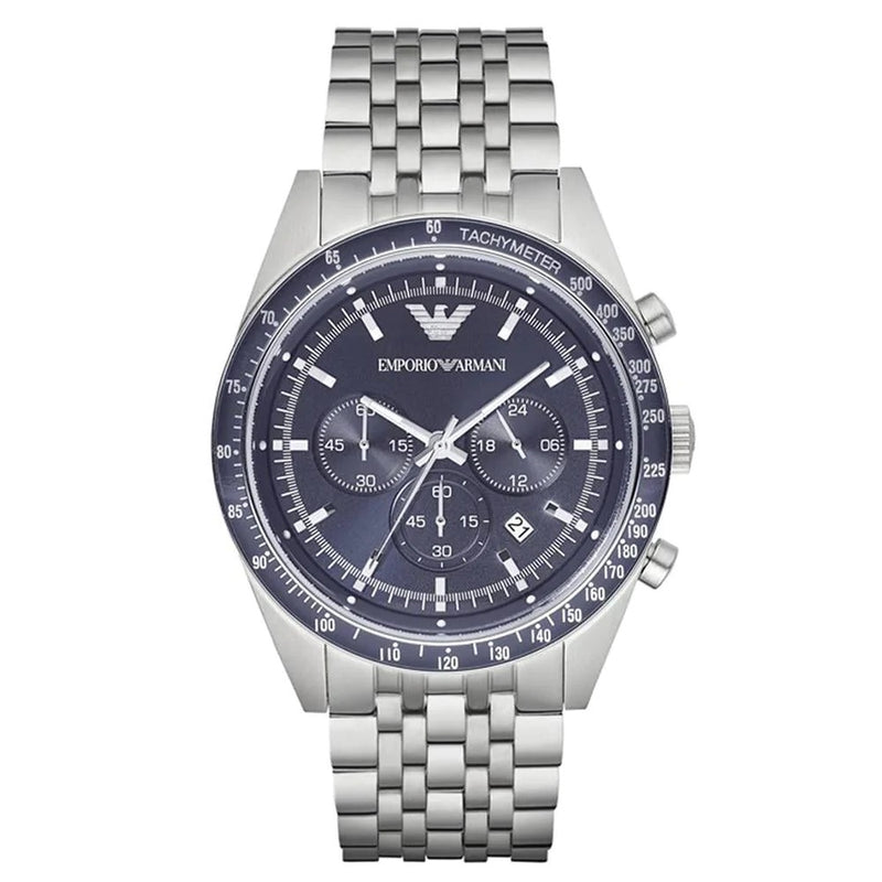 Emporio Armani AR6072 Men's Blue Silver Watch