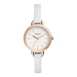 FOSSIL Classic Minute Three-Hand White Leather Watch 32MM
BQ3328