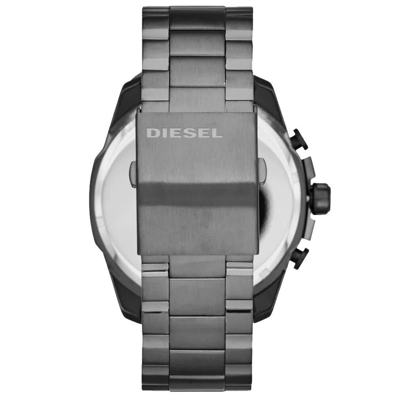 Diesel DZ4329 Men's Silver Mega Chief Chronograph Watch