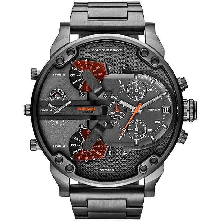 Diesel DZ7315 Men's Gunmetal Mr Daddy 2.0 Chronograph Watch 