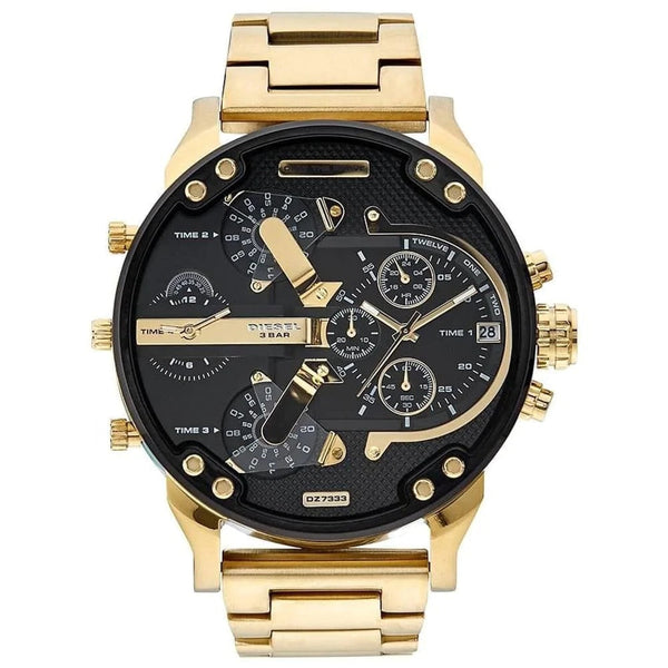 Diesel DZ7333 MAN's Daddy 2.0 Gold Chronograph Watch
