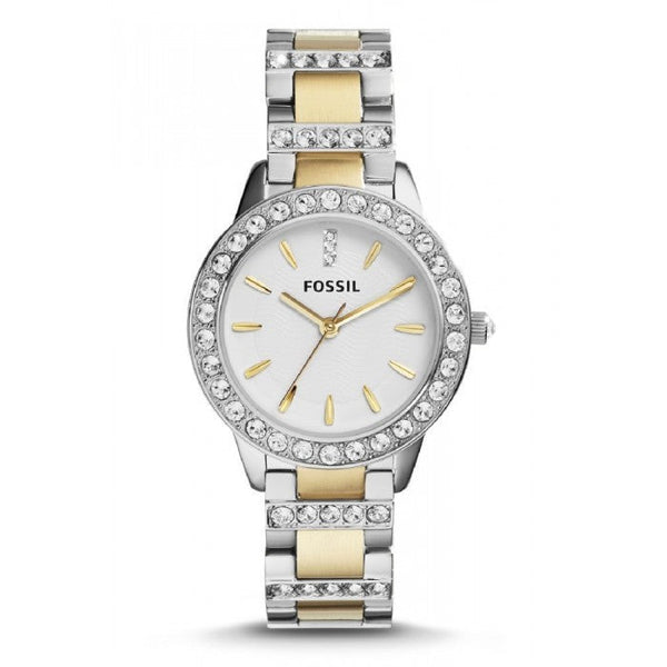 Fossil Women's Quartz Watch, Analog Display and Stainless Steel Strap ES2409