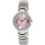Fossil Women's Virginia Stainless Steel Crystal-Accented Dress Quartz Watch ES3504