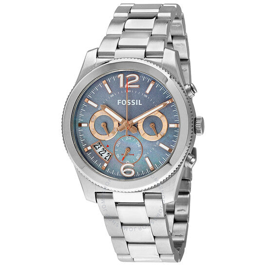 Fossil Women's Grey Dial Stainless Steel Band Watch - ES3880