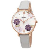 Fossil Jacqueline Three-Hand Mineral Grey Leather Watch - ES4672