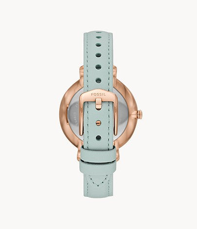 Fossil Jacqueline Three-Hand Mineral Green Leather Watch - ES4813