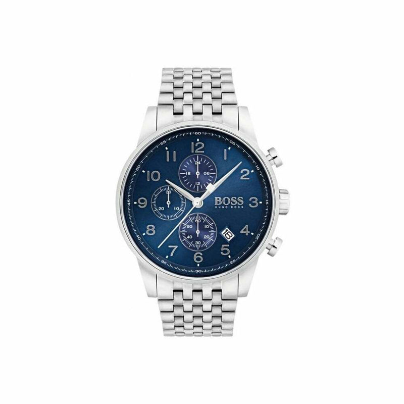 Hugo Boss MAN's Chronograph Quartz Watch With Stainless Steel Bracelet - HB1513498, Analog Display