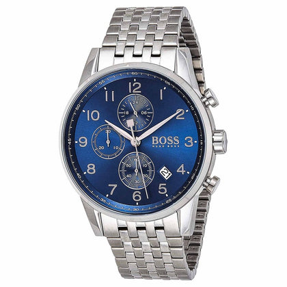 Hugo Boss MAN's Chronograph Quartz Watch With Stainless Steel Bracelet