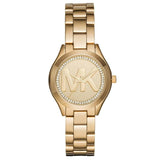 Michael Kors MK3477 Ladies Mini Slim Runway Yellow Gold Watch
